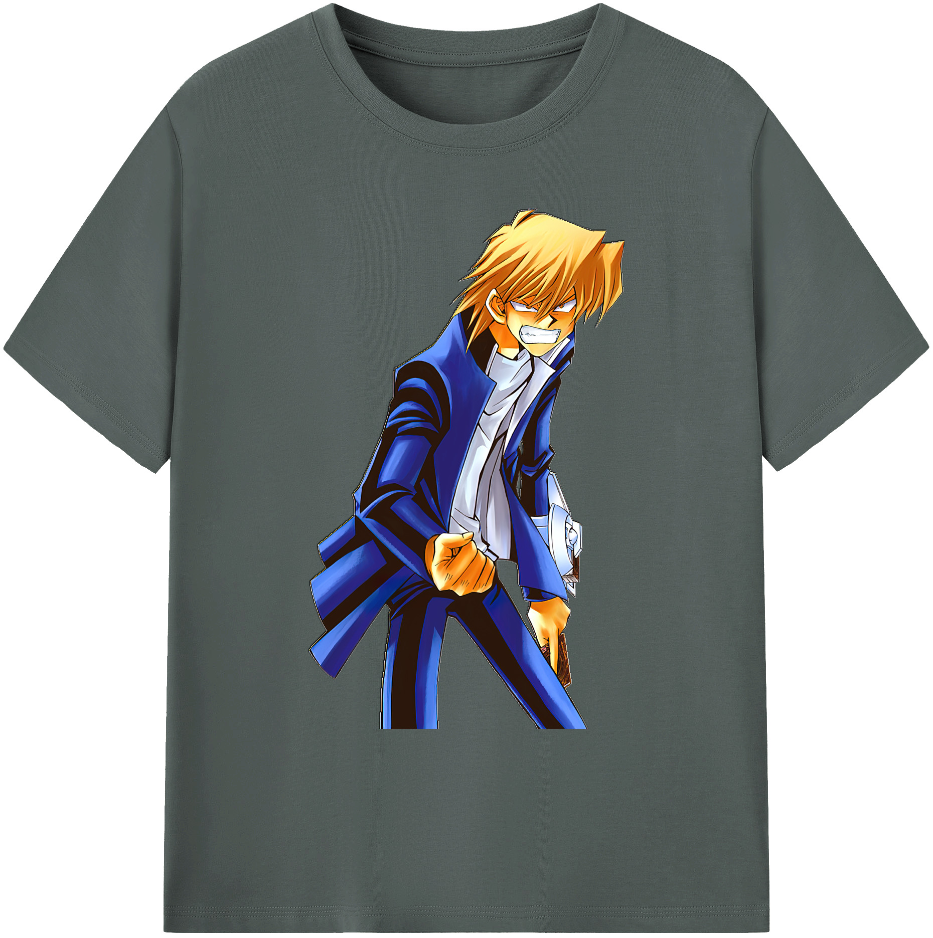 （画像用） 遊☆戯☆王 Yu-Gi-Oh! 綿100％ メンズ半袖Tシャツ｜肌触りやわらか＆通気性
